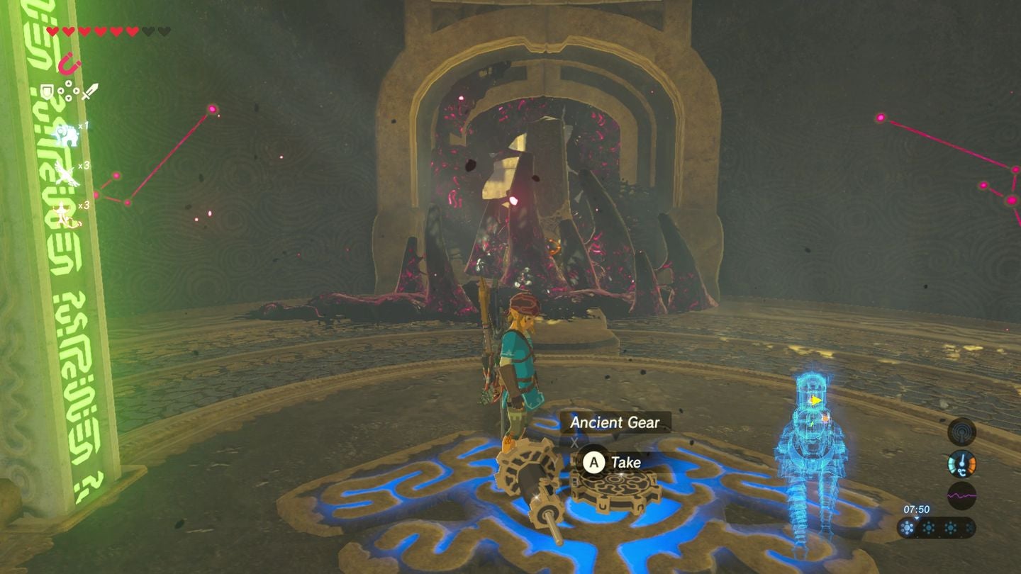 Zelda Breath of the Wild Vah Naboris dungeon, all terminal solutions